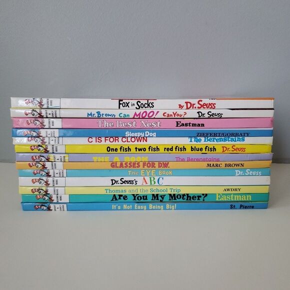 Dr Seuss Bright and Early I Can Read It All By Myself Lot of 13 Hardcover Books - Picture 8 of 12